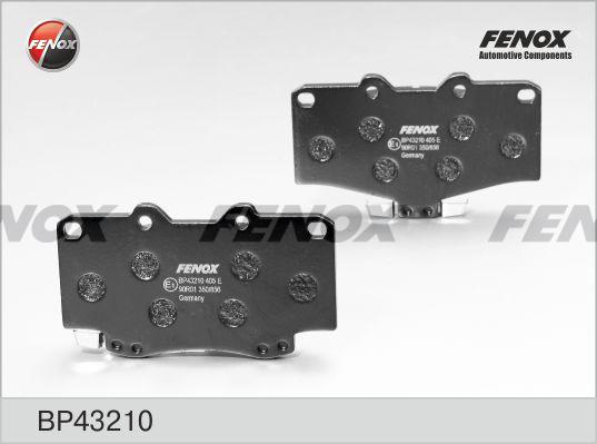 Fenox BP43210 - Kit pastiglie freno, Freno a disco autozon.pro