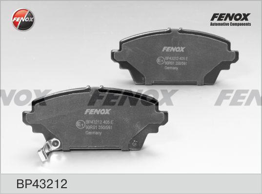 Fenox BP43212 - Kit pastiglie freno, Freno a disco autozon.pro