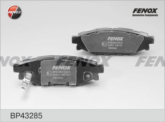 Fenox BP43285 - Kit pastiglie freno, Freno a disco autozon.pro