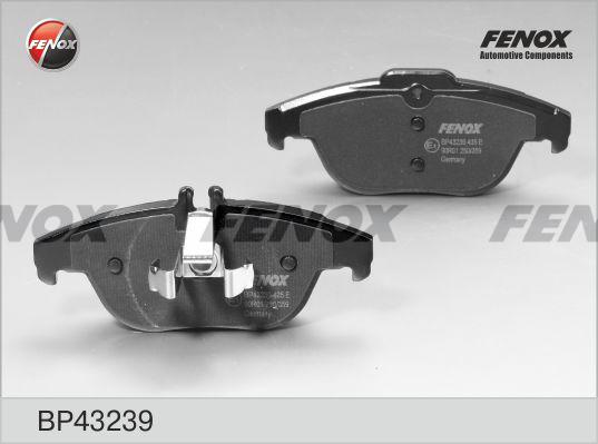 Fenox BP43239 - Kit pastiglie freno, Freno a disco autozon.pro