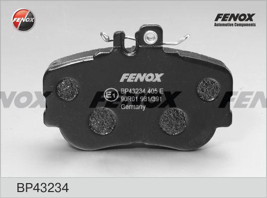 Fenox BP43234 - Kit pastiglie freno, Freno a disco autozon.pro