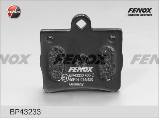 Fenox BP43233 - Kit pastiglie freno, Freno a disco autozon.pro