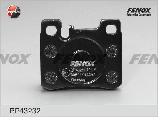 Fenox BP43232 - Kit pastiglie freno, Freno a disco autozon.pro