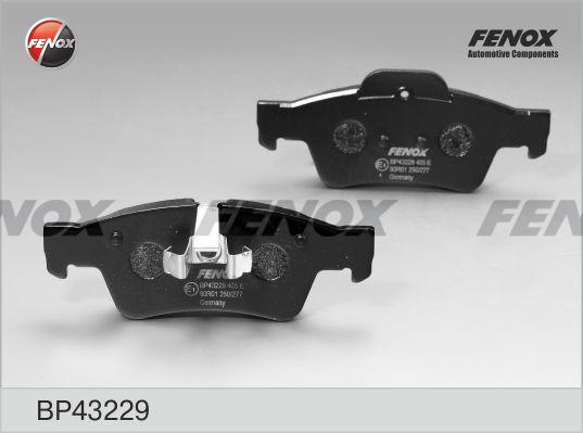 Fenox BP43229 - Kit pastiglie freno, Freno a disco autozon.pro