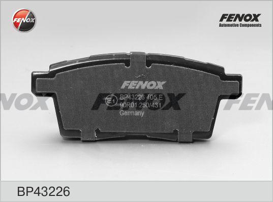 Fenox BP43226 - Kit pastiglie freno, Freno a disco autozon.pro