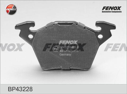 Fenox BP43228 - Kit pastiglie freno, Freno a disco autozon.pro