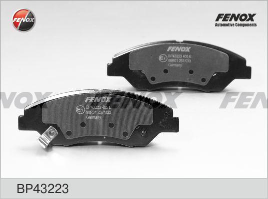 Fenox BP43223 - Kit pastiglie freno, Freno a disco autozon.pro