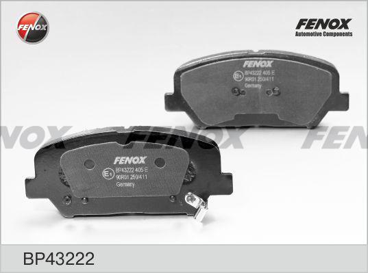 Fenox BP43222 - Kit pastiglie freno, Freno a disco autozon.pro