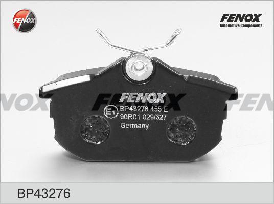 Fenox BP43276 - Kit pastiglie freno, Freno a disco autozon.pro