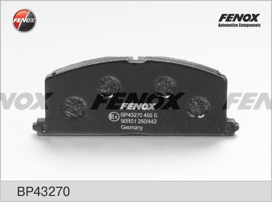 Fenox BP43270 - Kit pastiglie freno, Freno a disco autozon.pro