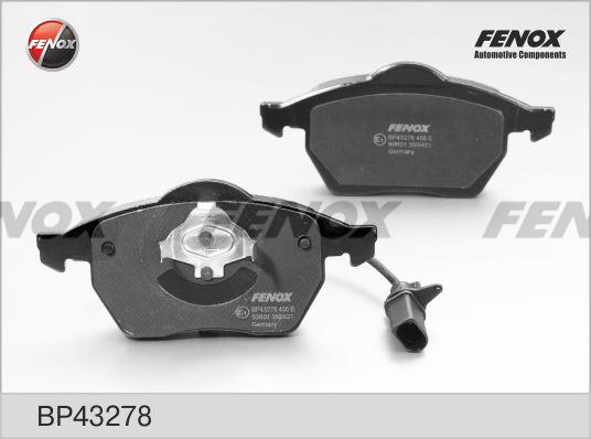 Fenox BP43278 - Kit pastiglie freno, Freno a disco autozon.pro