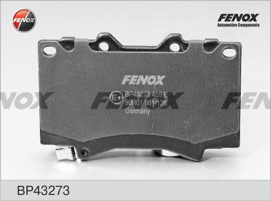 Fenox BP43273 - Kit pastiglie freno, Freno a disco autozon.pro