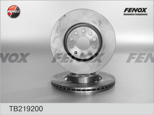 Fenox TB219200 - Discofreno autozon.pro