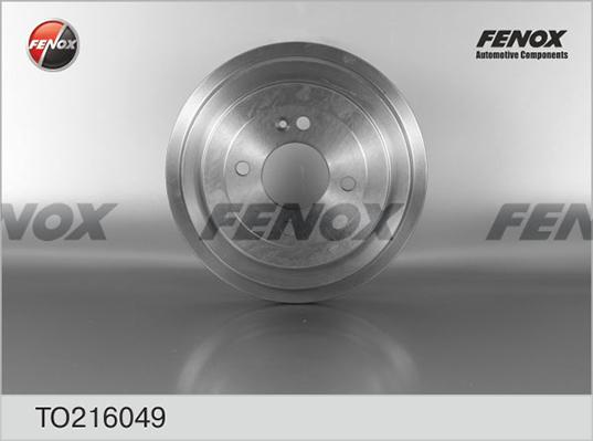 Fenox TO216049 - Tamburo freno autozon.pro