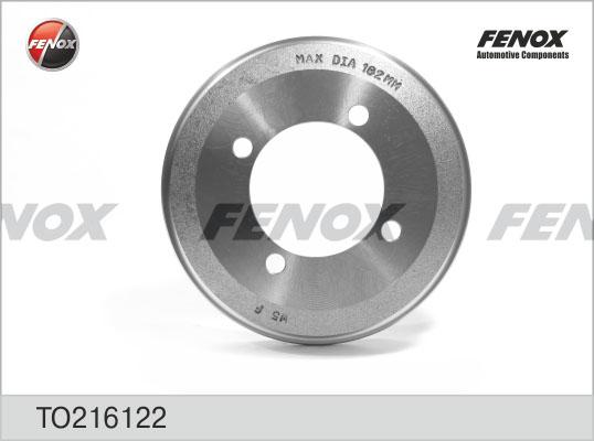 Fenox TO216122 - Tamburo freno autozon.pro