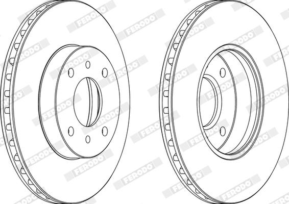 Ferodo DDF959X - Discofreno autozon.pro