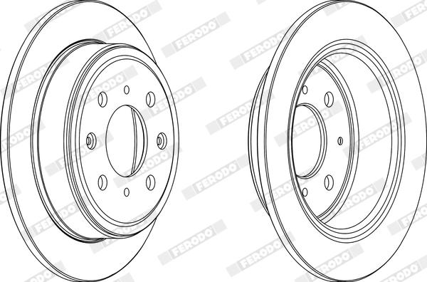 Ferodo DDF950X - Discofreno autozon.pro