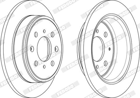 Ferodo DDF950X - Discofreno autozon.pro