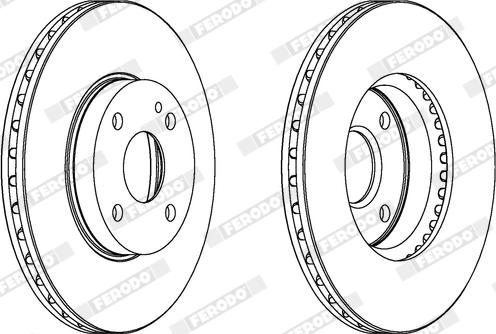 Ferodo DDF495X - Discofreno autozon.pro