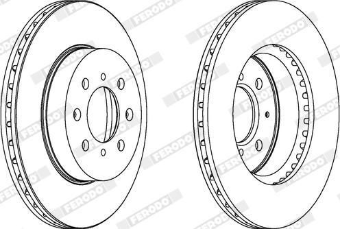 Ferodo DDF492X - Discofreno autozon.pro