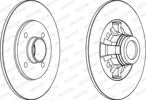 Ferodo DDF445 - Discofreno autozon.pro