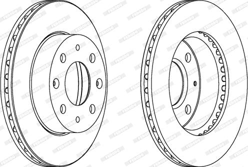 Ferodo DDF451 - Discofreno autozon.pro