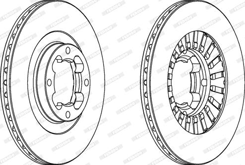 Ferodo DDF465 - Discofreno autozon.pro