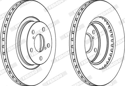 Ferodo DDF679X - Discofreno autozon.pro