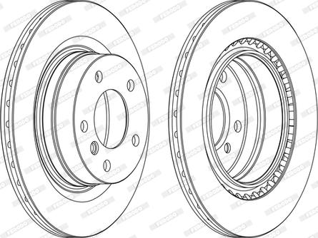 Ferodo DDF1549C-D - Discofreno autozon.pro