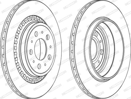 Ferodo DDF1551C-D - Discofreno autozon.pro