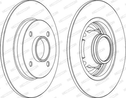 Ferodo DDF1564P-D - Discofreno autozon.pro