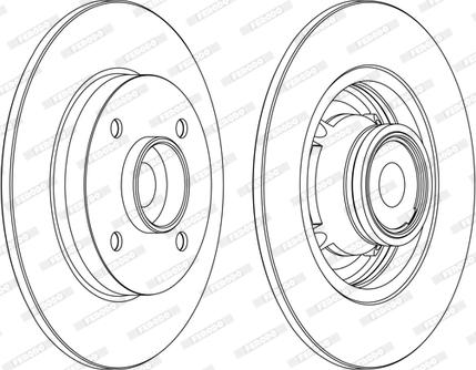 Ferodo DDF1560C-1-D - Discofreno autozon.pro