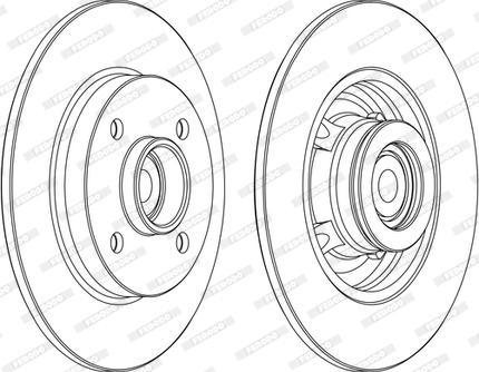 Ferodo DDF1561C-1-D - Discofreno autozon.pro