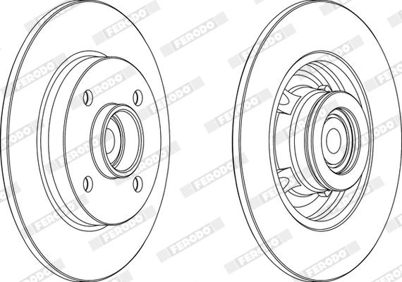 Ferodo DDF1561X - Discofreno autozon.pro