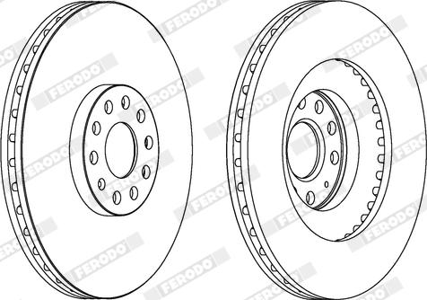 Ferodo DDF1504X - Discofreno autozon.pro