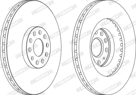 Ferodo DDF1504X - Discofreno autozon.pro