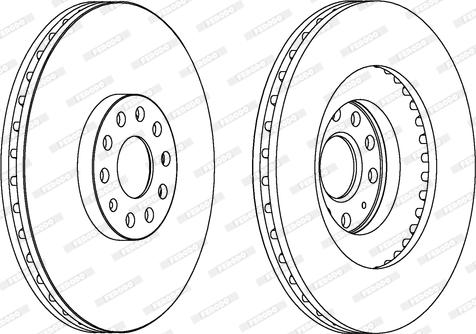 Ferodo DDF1504 - Discofreno autozon.pro