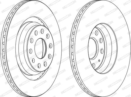 Ferodo DDF1503C - Discofreno autozon.pro