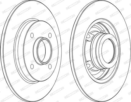 Ferodo DDF1523P-D - Discofreno autozon.pro