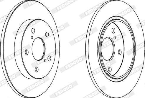 Ferodo DDF1645X - Discofreno autozon.pro