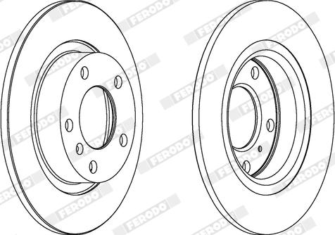 Ferodo DDF1651X - Discofreno autozon.pro