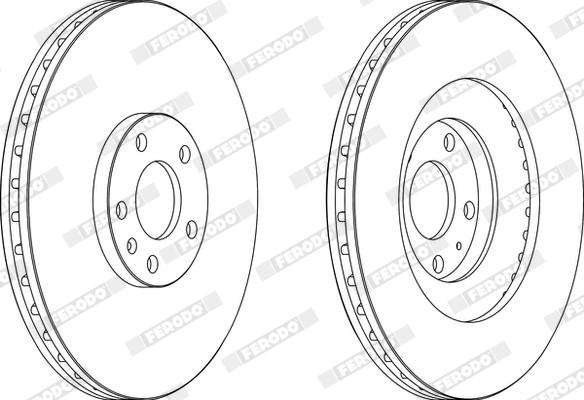 Ferodo DDF1661X - Discofreno autozon.pro