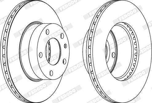 Ferodo DDF166X - Discofreno autozon.pro