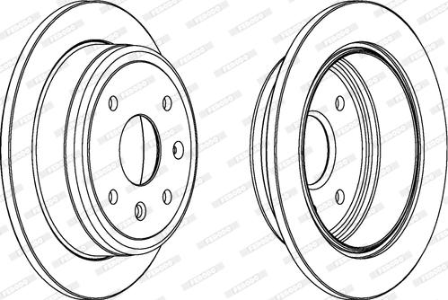 Ferodo DDF1606C - Discofreno autozon.pro