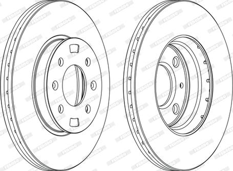 Ferodo DDF1603C-D - Discofreno autozon.pro