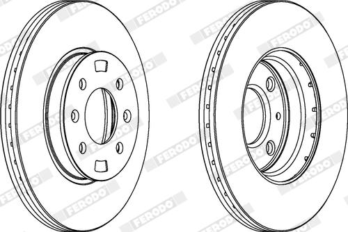 Ferodo DDF1603X - Discofreno autozon.pro