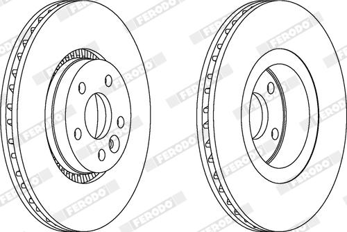 Ferodo DDF1607X - Discofreno autozon.pro