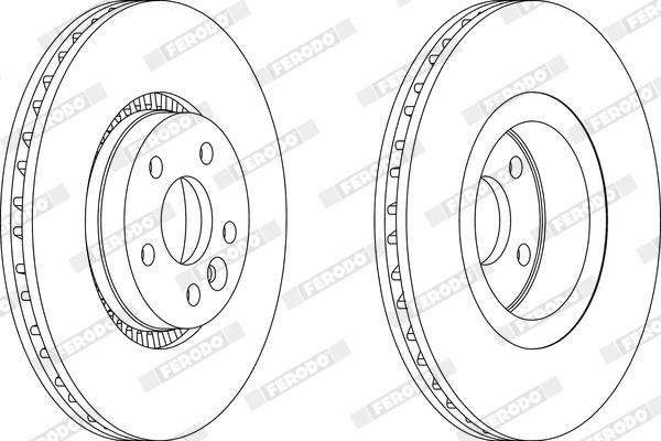 Ferodo DDF1607X - Discofreno autozon.pro