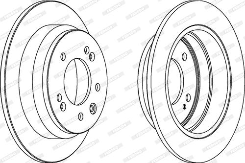 Ferodo DDF1618C - Discofreno autozon.pro