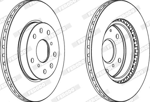 Ferodo DDF1620X - Discofreno autozon.pro